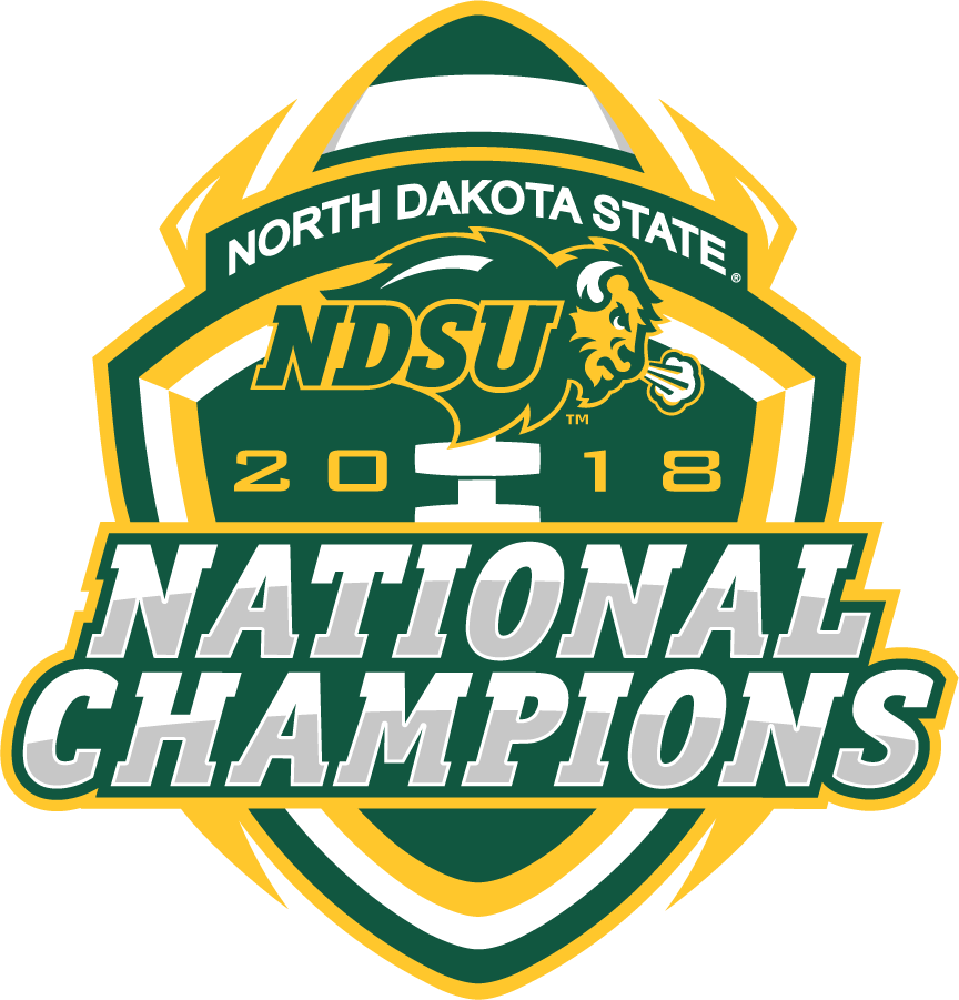 North Dakota State Bison 2018 Champion Logo iron on transfers for clothing